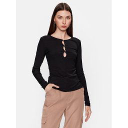 Guess Blúz W3YP16 KAZH2 Fekete Slim Fit