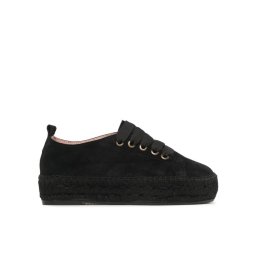 Manebi Espadrilles Lace-Up Espadrilles R 2.2 E0 Fekete