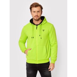 Guess Polár kabát Z2YL07 FL04U Fekete Regular Fit