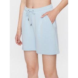 Moss Copenhagen Szövet rövidnadrág 17476 Kék Basic Fit
