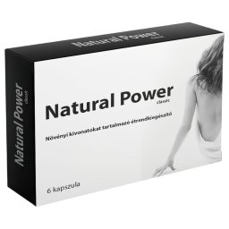 Natural Power - étrend kiegészítő kapszula férfiaknak (6 db)