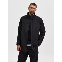 Selected Homme Átmeneti kabát Peel 16084885 Fekete Regular Fit