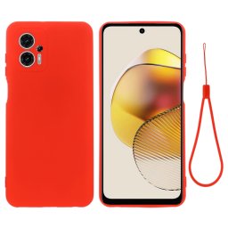 RUBBER Motorola Moto G13 / G23 piros védőburkolat