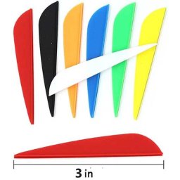 20 Db Műanyag Toll 3"-os 7,6 Cm Zöld Színű (4801)