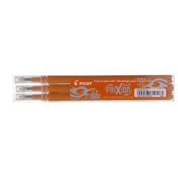 PILOT Rollertoll betét, 0,35 mm, törölhető, PILOT "Frixion Ball/Clicker", narancssárga