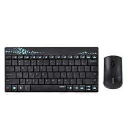 Rapoo 8000S Wireless Desktop cseppallo fekete (billentyu + eger)