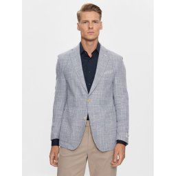 Carl Gross Zakó Timbo 128232-002 Kék Regular Fit