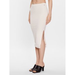 Guess Ceruzaszoknya Milana W3YD12 Z36D2 Fehér Slim Fit