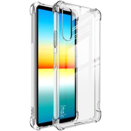 IMAK Védő szilikon borítás + fólia Sony Xperia 10 IV 5G átlátszó