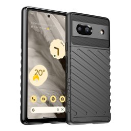 THUNDER Fekete védőburkolat Google Pixel 7a telefonhoz