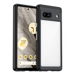 CRYSTAL Védőburkolat Google Pixel 7a készülékhez fekete