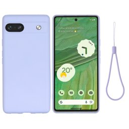 RUBBER Védőburkolat a Google Pixel 7a telefonhoz, lila