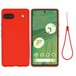 RUBBER Védőburkolat Google Pixel 7a piros
