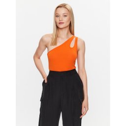 JJXX Felső 12234651 Narancssárga Stretch Fit