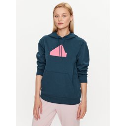 adidas Pulóver IM4876 Türkizkék Regular Fit