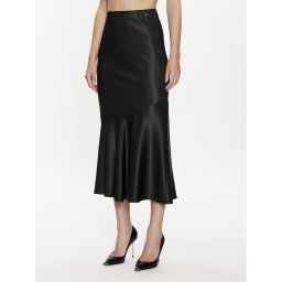 Guess Midi szoknya Linda W3YD93 WFJA2 Fekete Flare Fit
