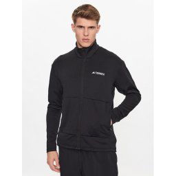adidas Polár kabát IB1818 Fekete Slim Fit