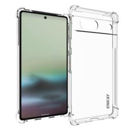ENKAY AIRBAG Extra strapabíró borítás a Google Pixel 7a átlátszóhoz