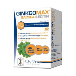 Ginkgomax bacopa + lecitin lágyzselatin kapszula 60 db