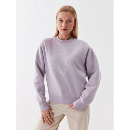 Calvin Klein Pulóver Tonal K20K205712 Lila Relaxed Fit