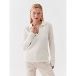 Calvin Klein Sweater K20K205837 Ekru Regular Fit