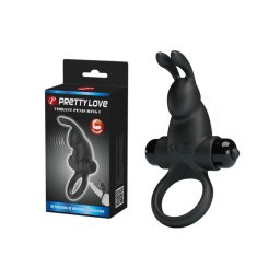 Pretty Love Vibrant Penis Ring 1 Black