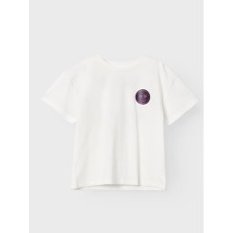 NAME IT Póló 13219322 Fehér Loose Fit