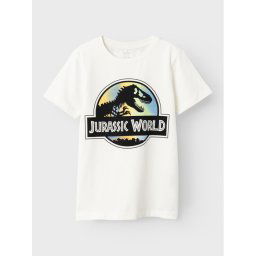 NAME IT Póló Jurassic World 13219935 Fehér Regular Fit