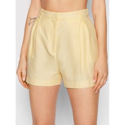 Patrizia Pepe Szövet rövidnadrág 8P0408/A017-M417 Sárga Regular Fit