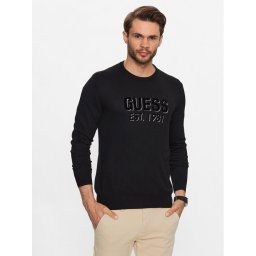 Guess Sweater Virgil M3YR03 Z3052 Fekete Regular Fit