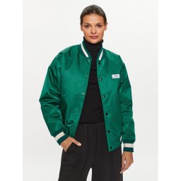 Mercer Amsterdam Bomber dzseki Unisex The Re-Varsity MEAP231010 Zöld Relaxed Fit
