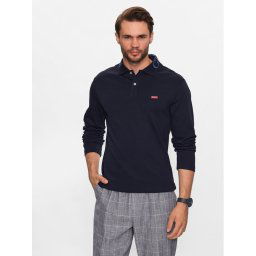 Guess Pólóing M3YP36 KBL51 Sötétkék Slim Fit