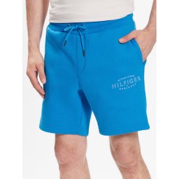 Tommy Hilfiger Sport rövidnadrág Curve Logo MW0MW30014 Kék Regular Fit