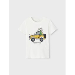 NAME IT Póló 13219403 Fehér Regular Fit