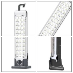 Munkalámpa / kempinglámpa LJ-8860-1, állvánnyal és kampóval