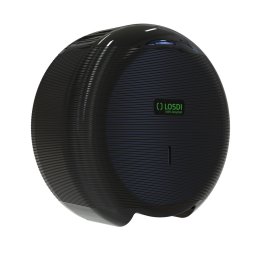 Losdi ECO LUX Line mini toalettpapír adagoló fekete