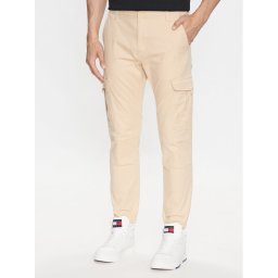 Tommy Jeans Joggers Ethan DM0DM15793 Bézs Relaxed Fit