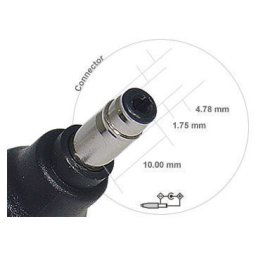 AVACOM töltőcsatlakozó C1 notebookokhoz (4,8 mm x 1,7 mm) Asus, HP, LG, Sony számára