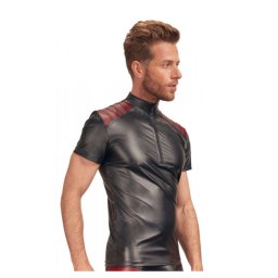 VEGA T-shirt Black-Red. Méret:M