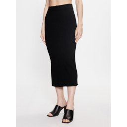 Max Mara Leisure Midi szoknya Orosei 2333060134 Fekete Regular Fit