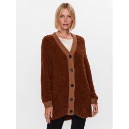 Weekend Max Mara Kardigán Enfasi 23531601 Barna Regular Fit