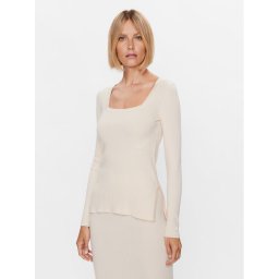 Max Mara Leisure Sweater Timore 23336603 Ekru Slim Fit
