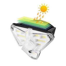 Napelemes kültéri lámpa 68 SMD LED mozgásérzékelővel