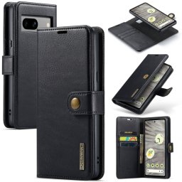 DG.MING Wallet tok 2 az 1-ben Google Pixel 7a fekete