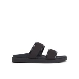 Calvin Klein Papucs Double Strap Mix HM0HM01024 Fekete