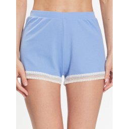 Sloggi Rövid pizsama nadrág Go Ribbed 10215264 Kék Regular Fit