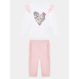Guess Blúz és nadrág A3YG01 J1311 Fehér Regular Fit