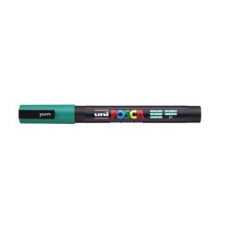 UNI Dekormarker, 0,9-1,3 mm, UNI "Posca PC-3M", smaragdzöld
