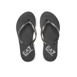 EA7 Emporio Armani Flip-flops XFQ013 XK322 S466 Fekete