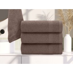 BASIC KICSI 40 x 60 cm sötétbarna törölköző